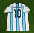 Diego Armando Maradona Argentina Retro Home White Football Jersey – Back View