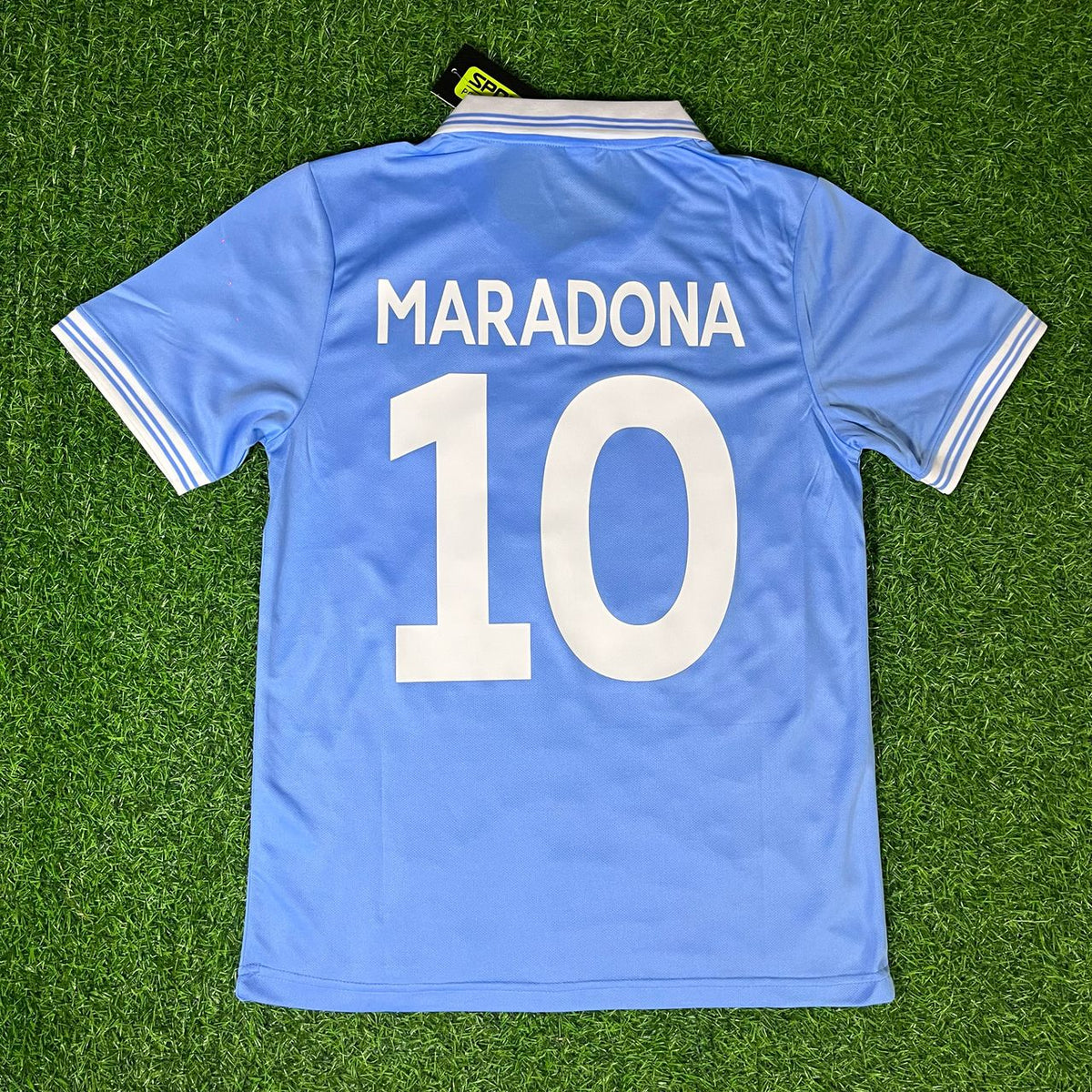 Diego Armando Maradona 10 - Napoli 1986 1987 Retro Football Jersey – 9