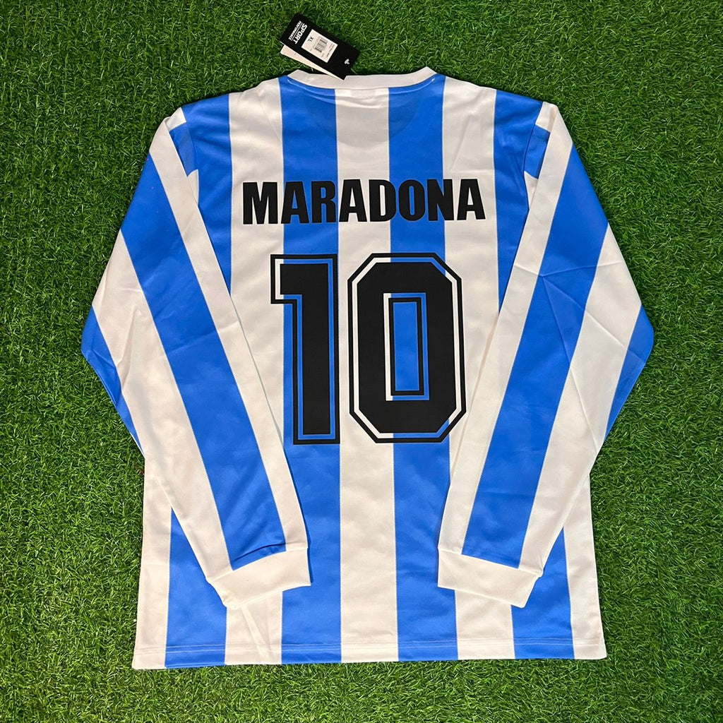 Diego Armando Maradona 1986 Argentina Retro Jersey – Back View
