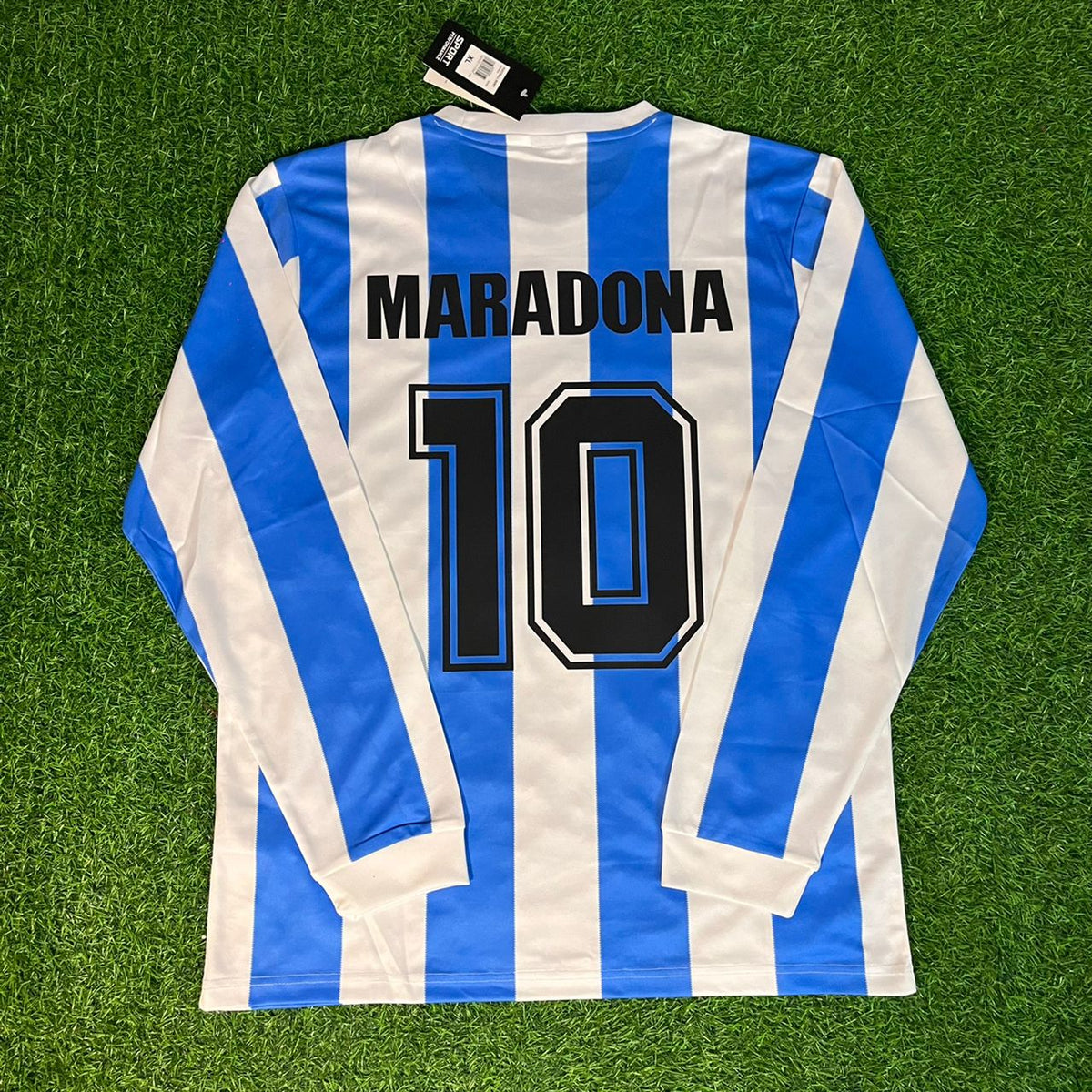 Diego Armando Maradona 1986 Argentina Retro Jersey – Back View