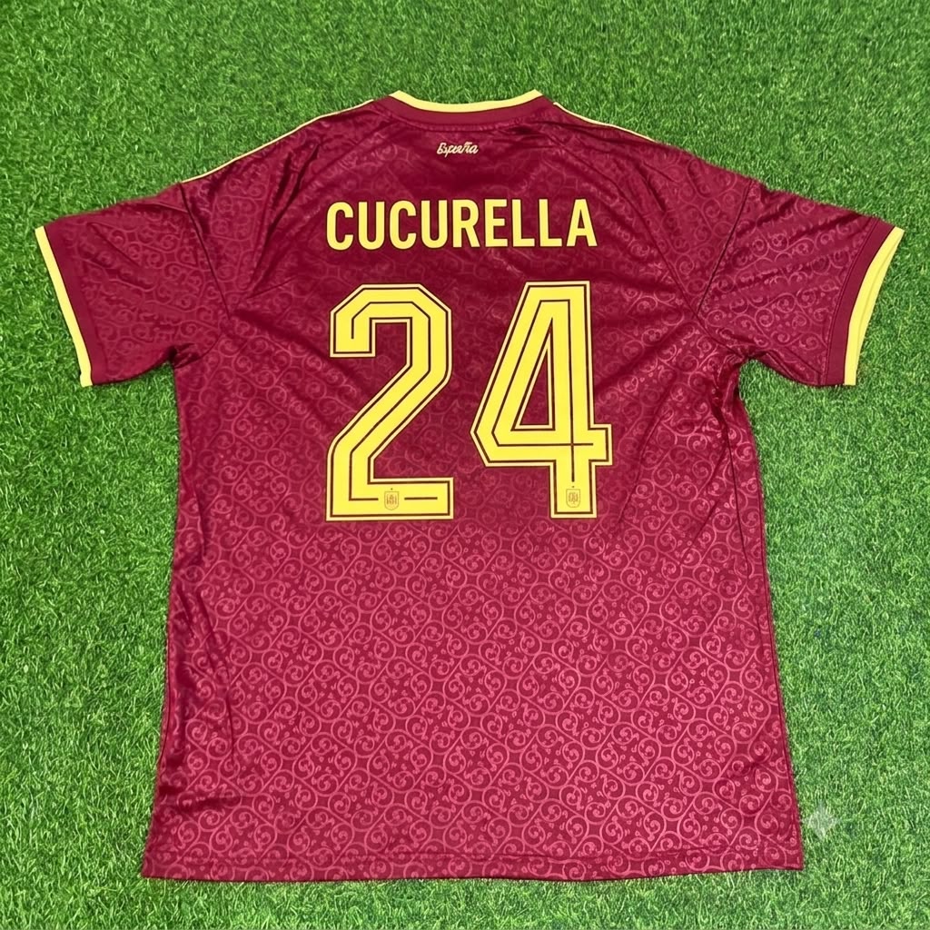 Marc Cucurella Spain 2026 World Cup Special Edition Football Jersey – Back View