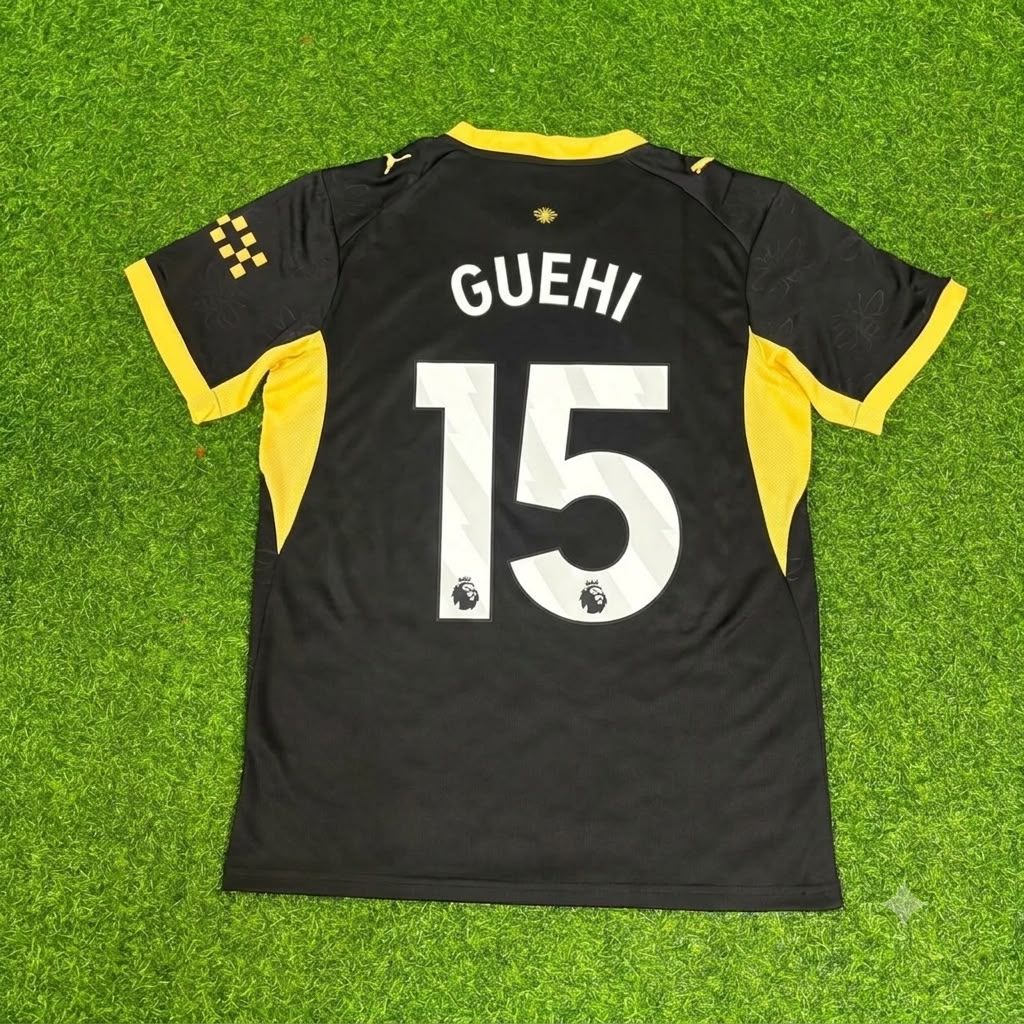 2026 Marc Guehi 15 - Manchester City Away Football Jersey – Back View