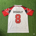 1997 Marcel Desailly #8 AC Milan Away Retro Football Jersey – Back View