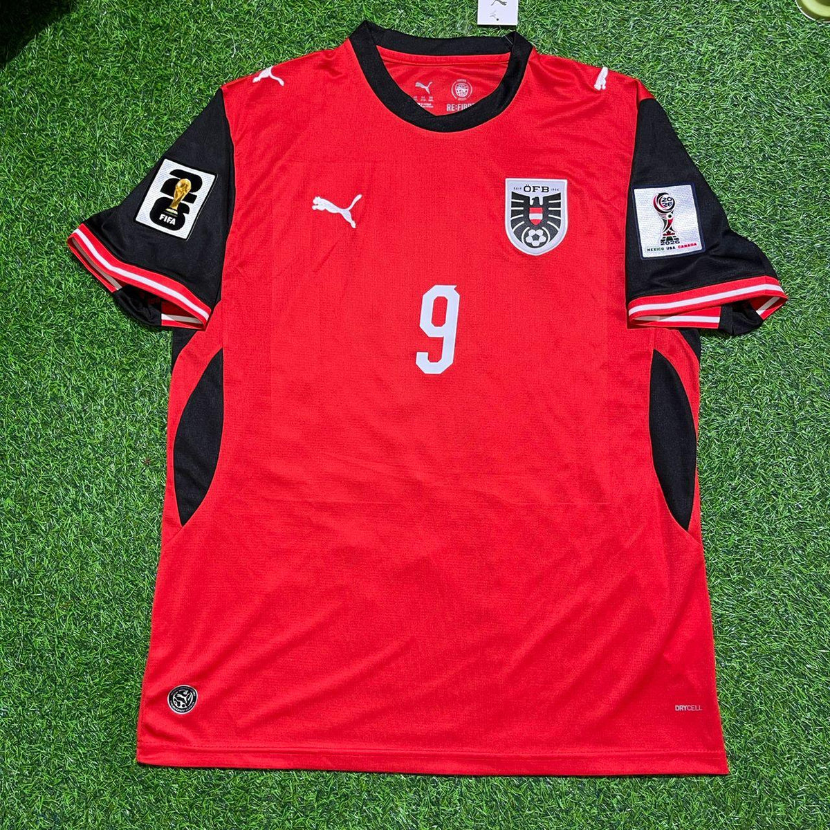 Austria 2026 World Cup New Season Football Jersey – Marcel Sabitzer – Front View