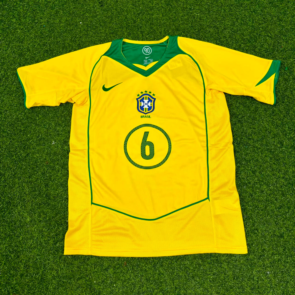 Brazil Retro Kit Jersey – | | – Marcelo 6– – Front View
