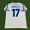 1998 Brazil World Cup Marcelo #17 Retro Football Jersey – Back View