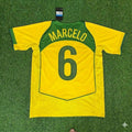 Marcelo 6 Brazil Retro Football Jersey – Back View
