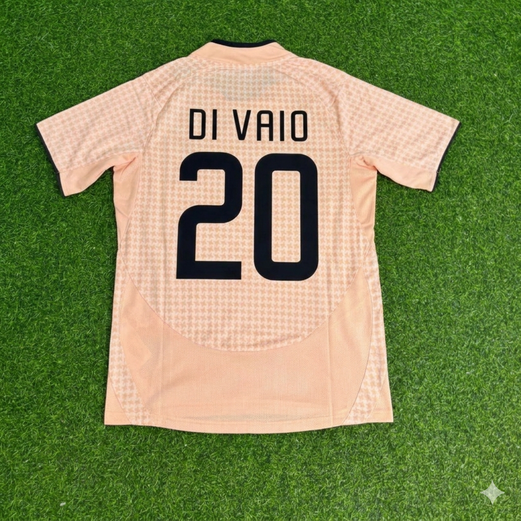 Juventus 2003/2004 Away Retro Football Jersey – Marco Di Vaio 20 – Back View