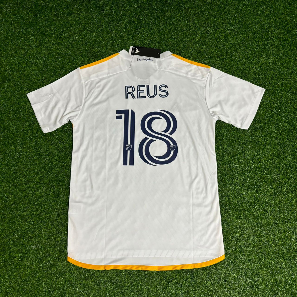Marco Reus Los Angeles Galaxy America White Football Jersey – Back View