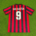 AC Milan 1994/1995 Retro Football Jersey – Marco Van Basten – Back View