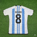 Argentina 2022 Qatar World Cup Champion Home Jersey – Marcos Acuña 8- – Back View