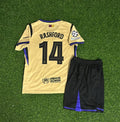 2026 Marcus Rashford Barcelona Away Kids Football Jersey – Back View