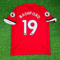 Marcus Rashford Manchester United 2017/2018 Football Jersey – Back View