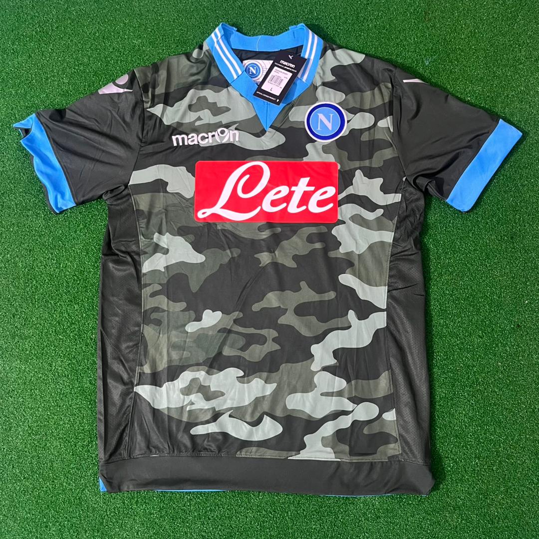 2013/14 Gonzalo Higuain 9 Napoli Retro Football Jersey – Front View