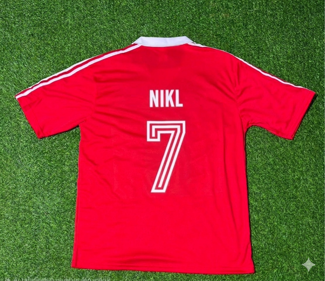 Marek Nikl FC Nürnberg Heim Retro – Back View