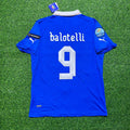 Italy Euro 2012 Retro Home Jersey – Mario Balotelli 9- – Back View