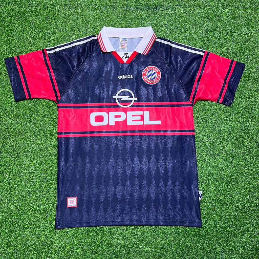 1997/99 Mario Basler 14 Bayern Munich Retro Football Jersey – Front View