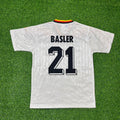 1994 Mario Basler Deutschland World Cup Retro Football Jersey – Back View