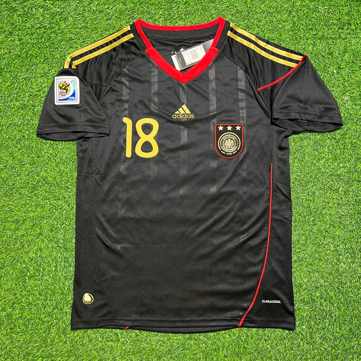 2010 Germany World Cup Mario Gomez Black Football Jersey – Front View