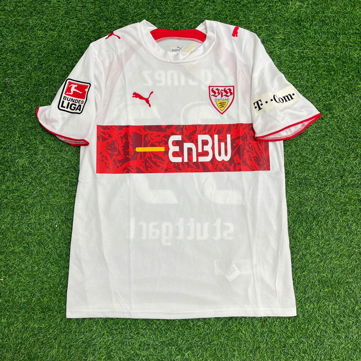 Mario Gomez VfB Stuttgart 2006-07 Heimtrikot Retro Football Jersey – Front View