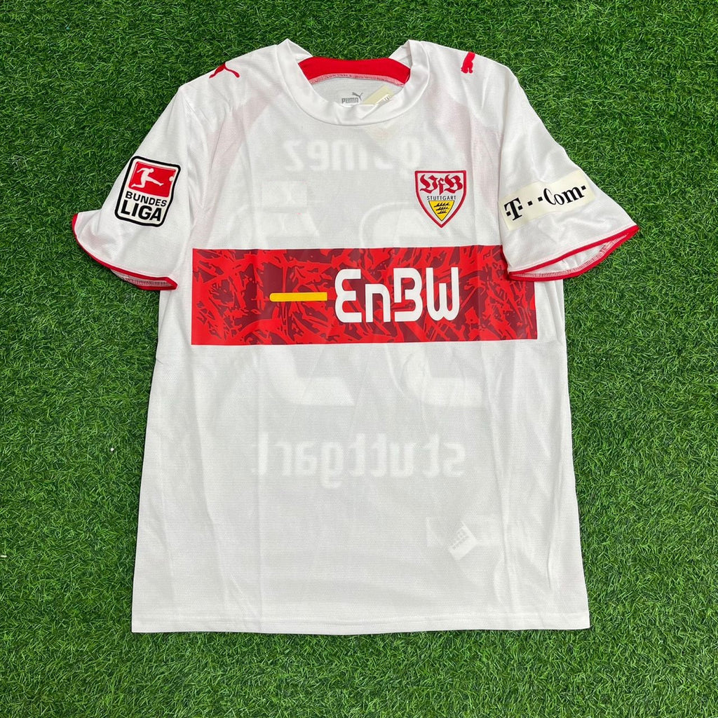 VfB Stuttgart 2006-07 Heimtrikot Retro Football Jersey – Back View