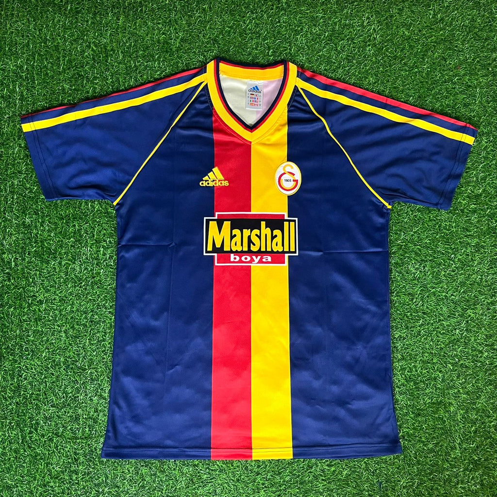 2000 Gheorge Hagi #10 Galatasaray UEFA Retro Football Jersey Forma – Front View