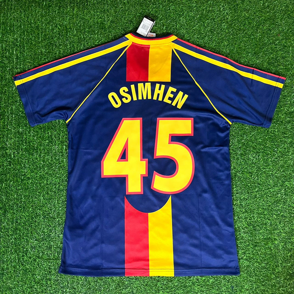 2000 Victor Osimhen 45 Galatasaray UEFA Retro Football Jersey Forma – Back View