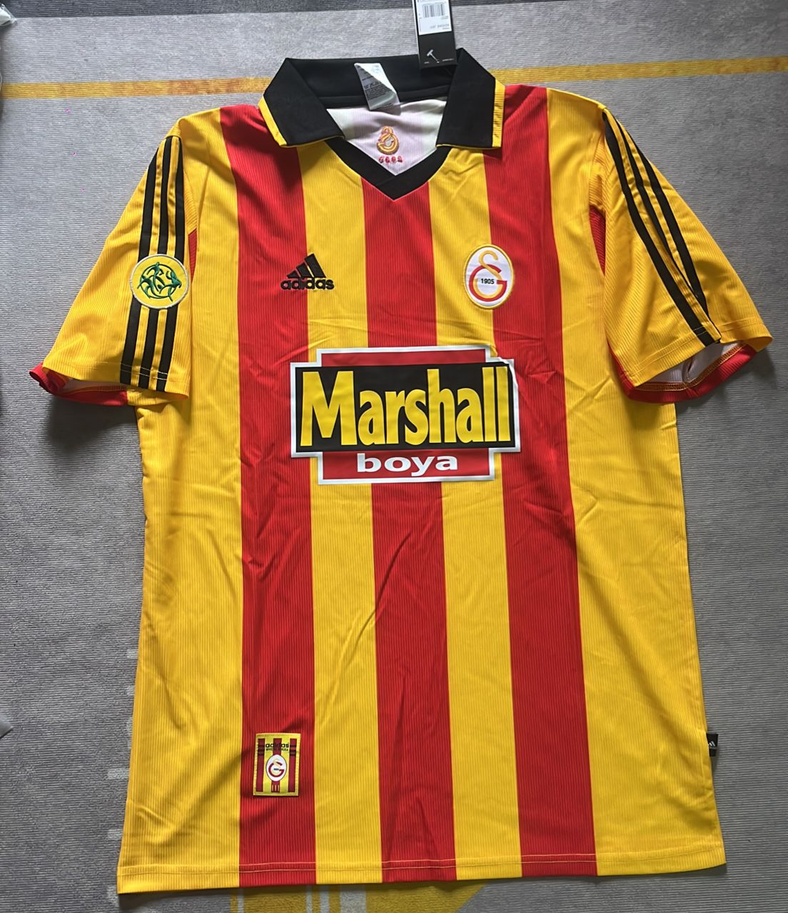 2000 Mario Jardel Galatasaray UEFA Retro Nostalji Formasi Football Home Football Jersey – Front View
