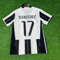 Juventus 2016/17 Home Retro Football Jersey – Mario Mandzukic – Back View