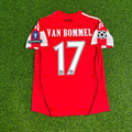 2010/11 Mark van Bommel Bayern Munich Home Football Jersey – Back View