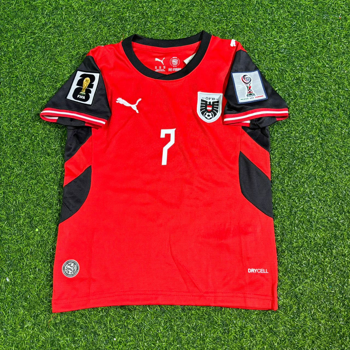 Austria 2026 World Cup Kit Jersey – Marko Arnautović 7- – Front View