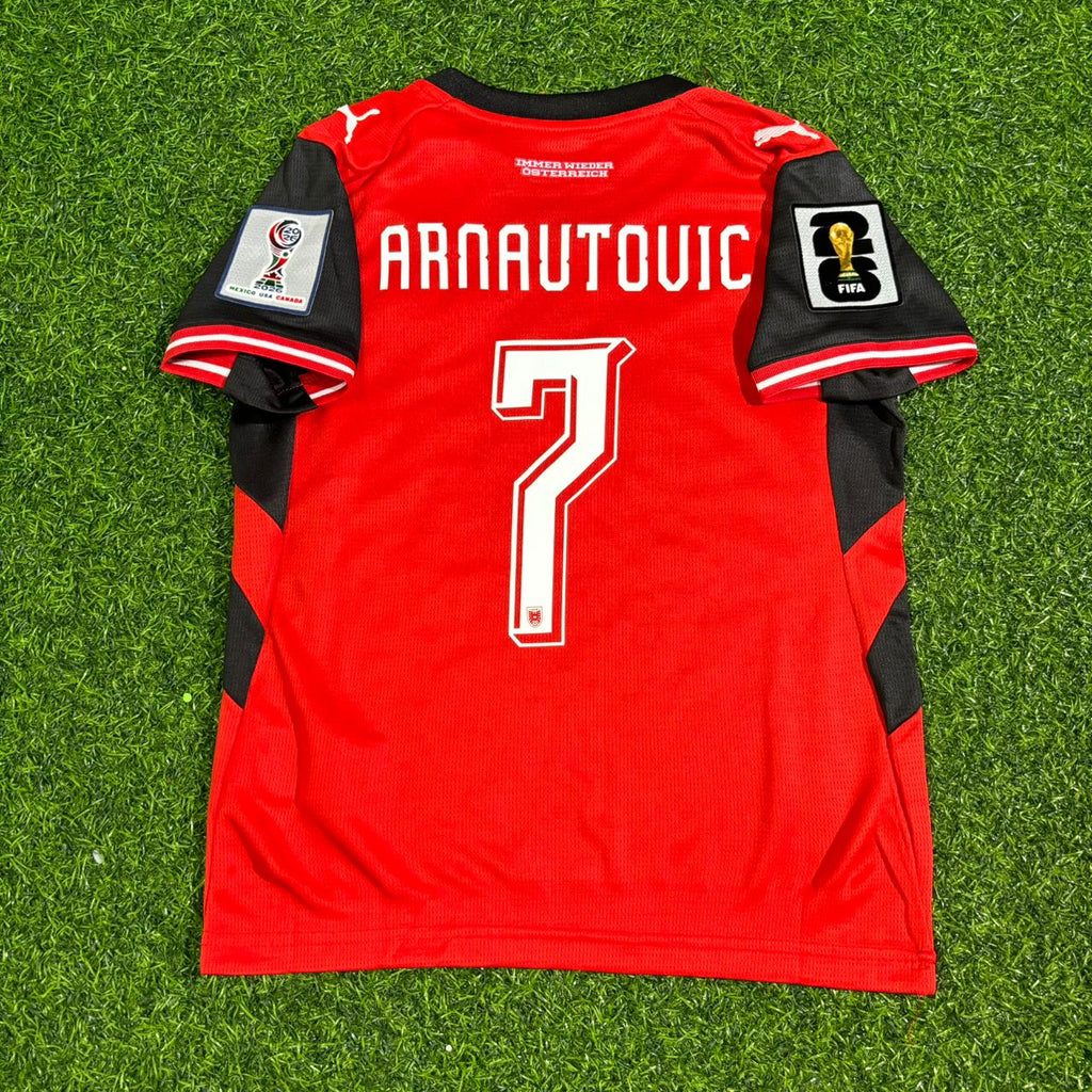 Austria 2026 World Cup Kit Jersey – Marko Arnautović 7- – Back View