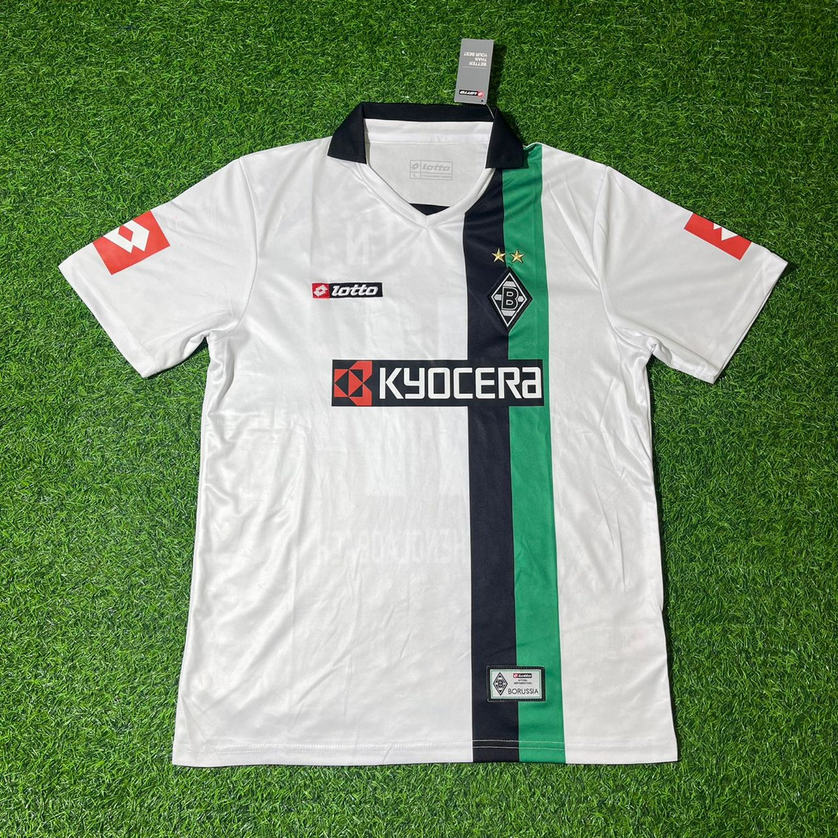 Thorgan Hazard Borussia Mönchengladbach 2008/09 Retro Football Jersey – Front View