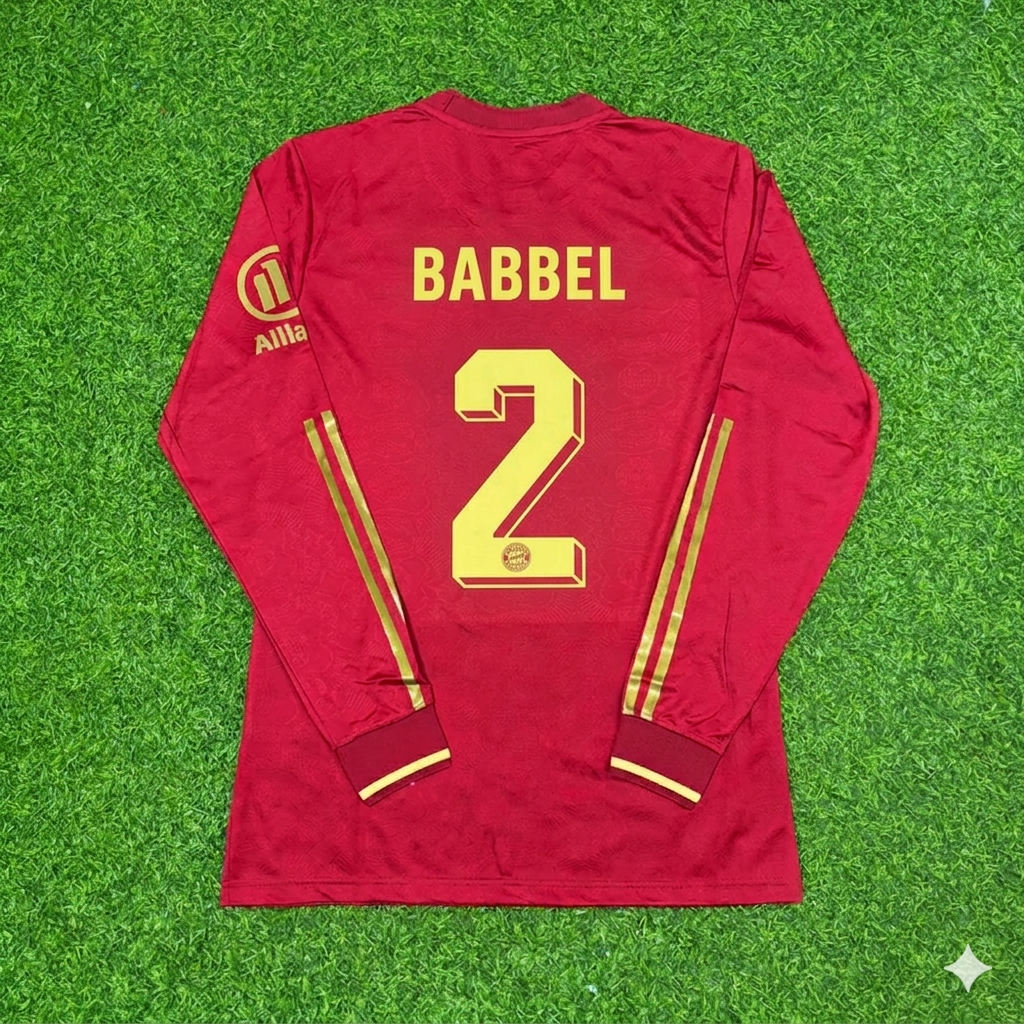 Markus Babbel 2 - Bayern München 125 Jahre Spezial-Edition Fußballtrikot Paradise Edition – Back View