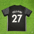 Manchester United 2017-2018 Black Retro Football Jersey – Marouane Fellaini – Back View