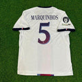 Marquinhos White Jersey – Back View