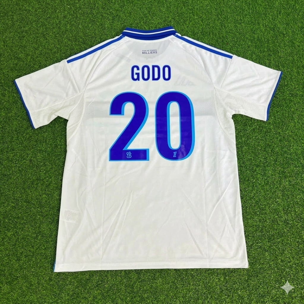 2026 Martial Godo 20- Strasbourg Football Jersey – Back View