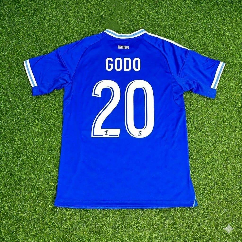 2026 Martial Godo 20- Strasbourg Football Jersey – Back View