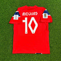 Martin Ødegaard Norway 2026 World Cup New Season Red Football Jersey – Back View