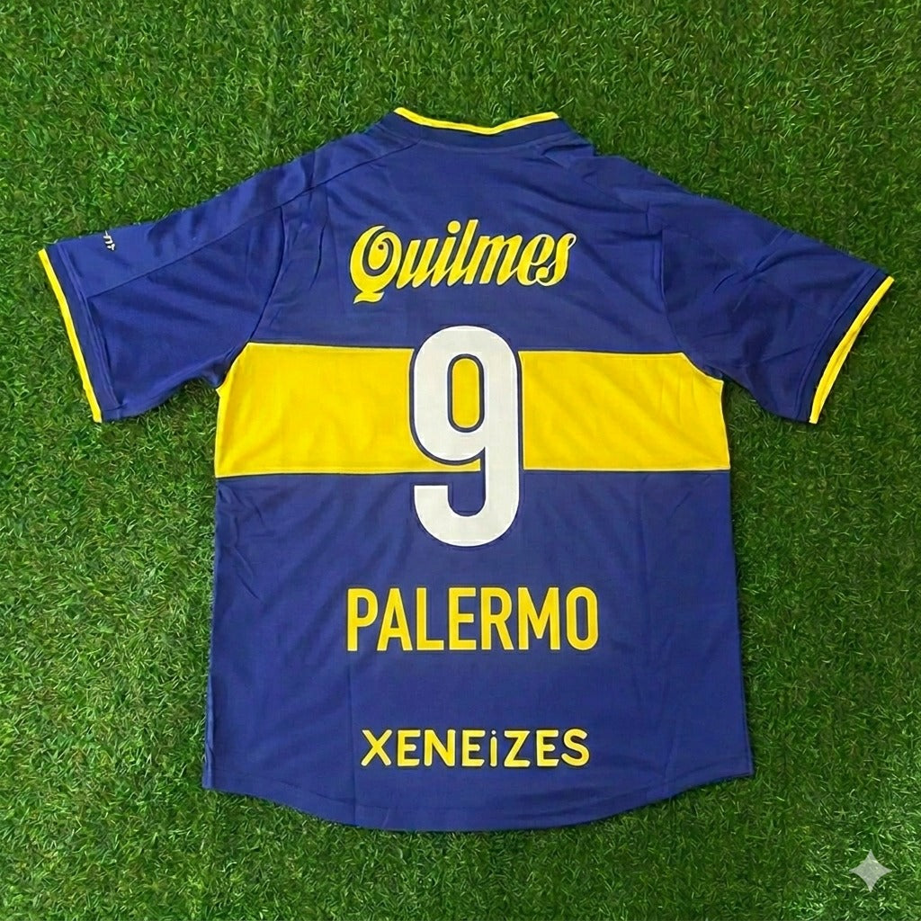 Martín Palermo Boca Juniors Retro Football Jersey – Back View