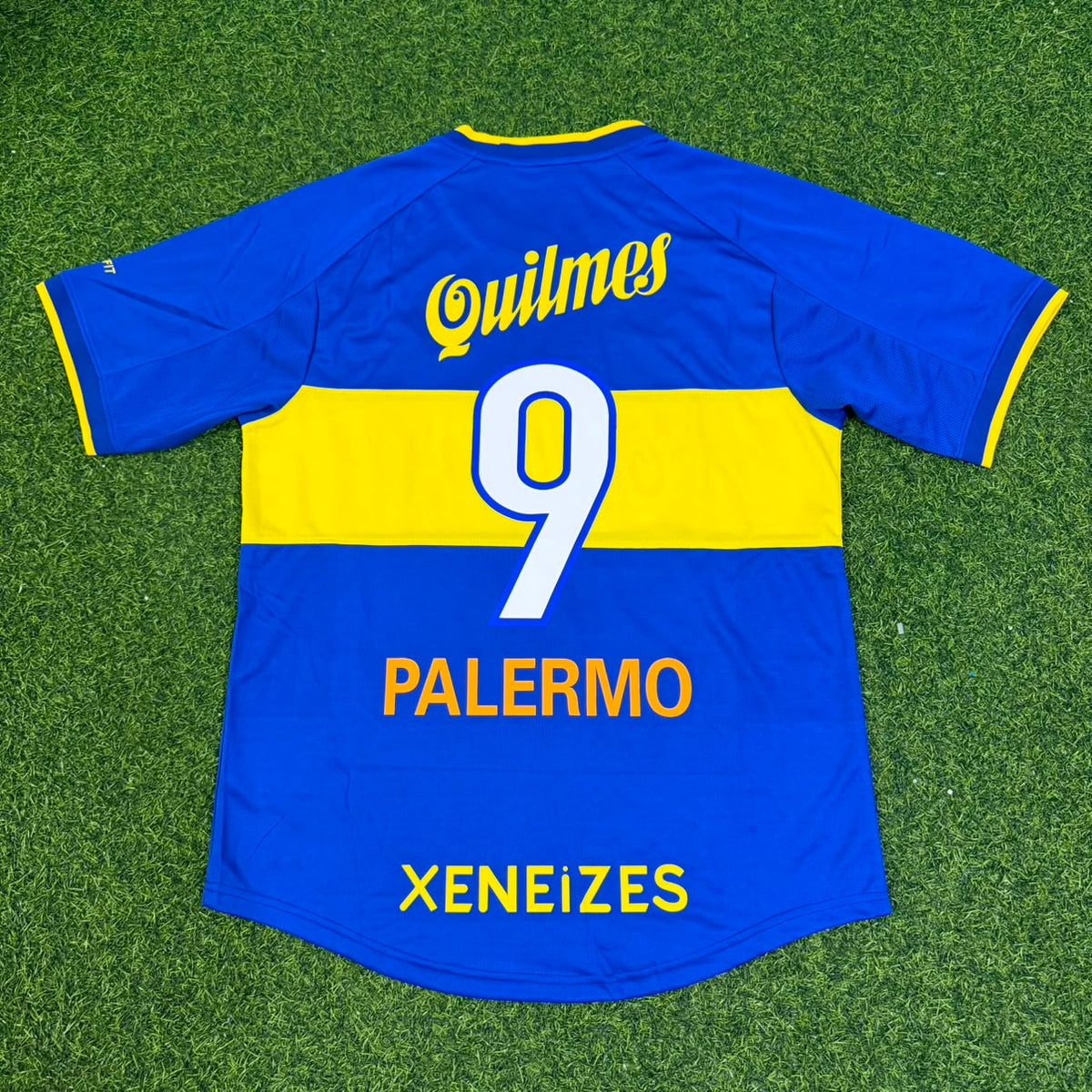 Boca Juniors Retro Football Jersey – Martín Palermo – Back View