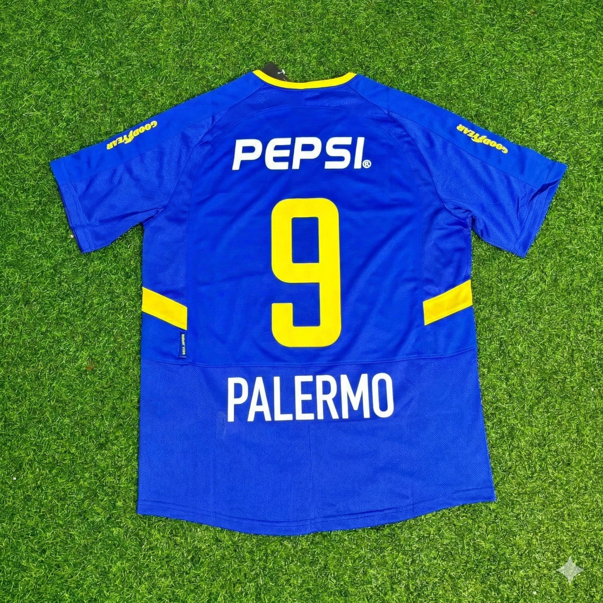 Boca Juniors 2003 2004 Retro Jersey – Martin Palermo – Back View