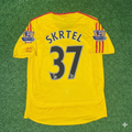 Liverpool 2006/2007 Yellow Retro Football Jersey – Martin Skrtel – Back View