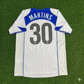 2004/05 Obafemi Martins Inter Milan Retro White Football Jersey – Back View
