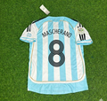 Argentina 2006 World Cup Retro Soccer Jersey – Javier Mascherano – Back View