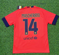 Barcelona 2014 Kit Season Retro Jersey – Javier Mascherano 14- – Back View