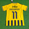 Mason Greenwood #11 Fenerbahçe 2027 New Season Football Jersey – Back View