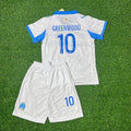 Marseille New Season 2026 White Home Football Jersey – Mason Greenwood OM – Back View
