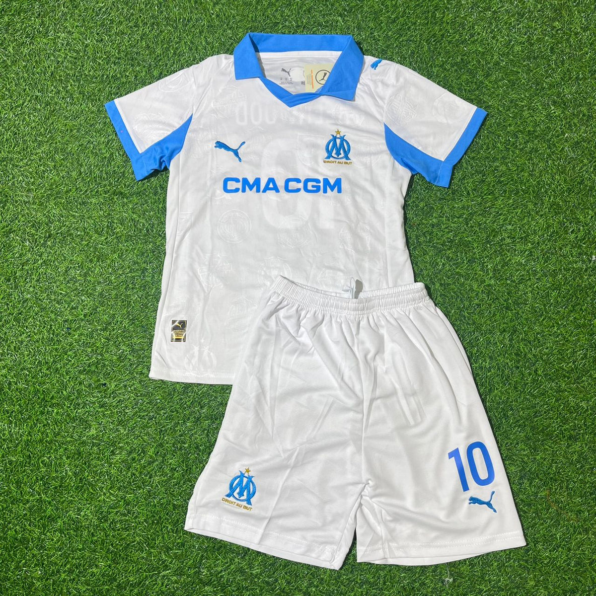 2026 Mason Greenwood OM Marseille White Home Football Jersey – Front View