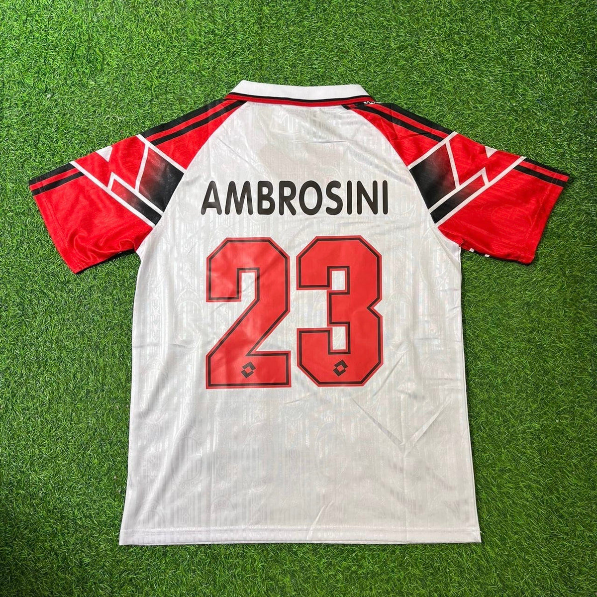 1997 Massimo Ambrosini #23 AC Milan Away Retro Football Jersey – Back View